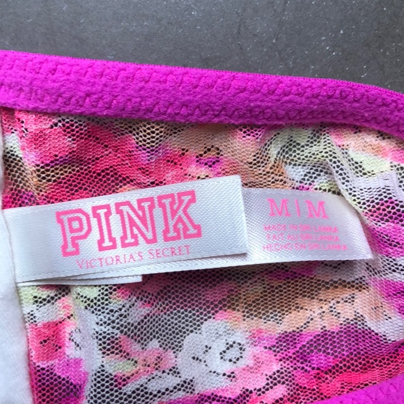 🔥5 for $30 VS PINK Tie Dye Lace Bandeau Bralette - Picture 3 of 4